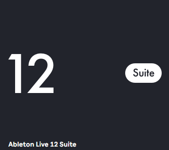 Ableton Abletone Live 12 Suite Student License